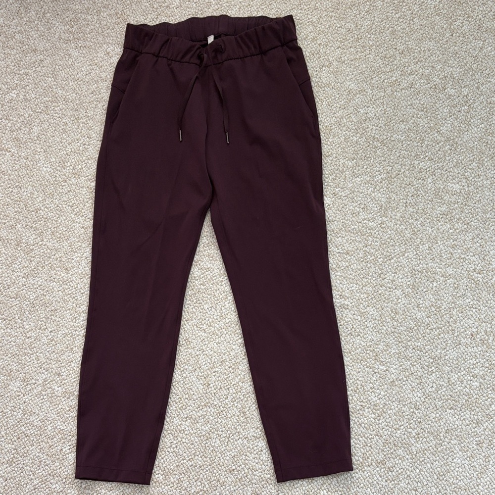 lululemon athletica Plum Drawstring Joggers